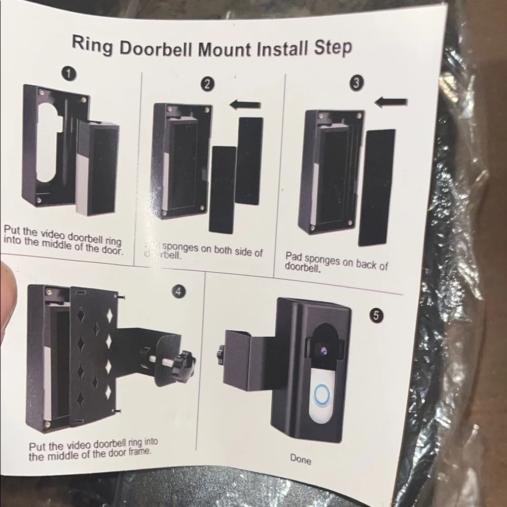HOME SECURITY Wei home doorbell camera with Bluetooth speaker & mount